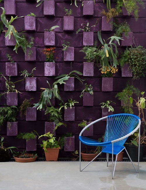 36 Best Ideas For The House Images On Pinterest Cinder Blocks Not Sure About The Color But Idea Of A Painted Planted Cinder