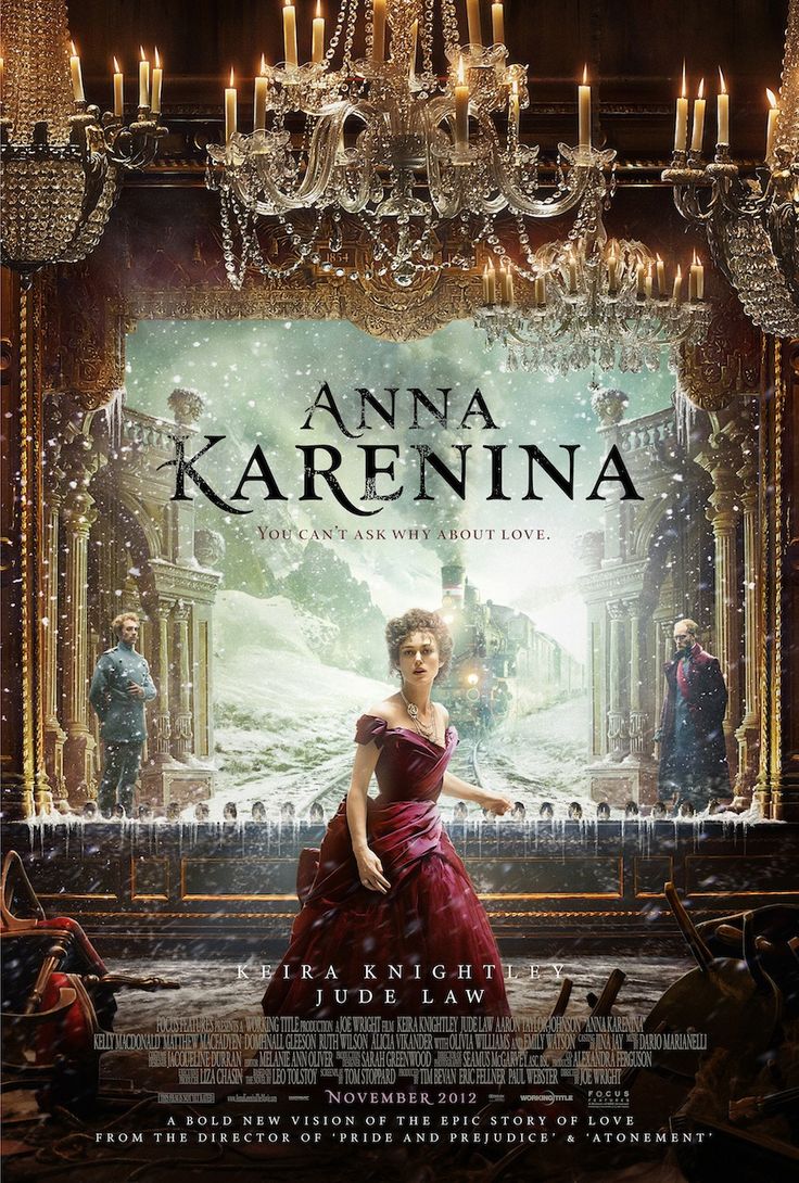 Anna Karenina is a 2012 British drama film directed by Joe Wright adapted by Tom Stoppard from Leo Tolstoy's 1877 novel of the same name.