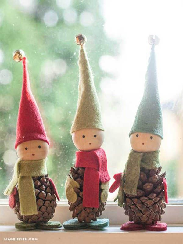 amazing pine cone decorations you can make for christmas amazing pine cone decorations you can make for christmas