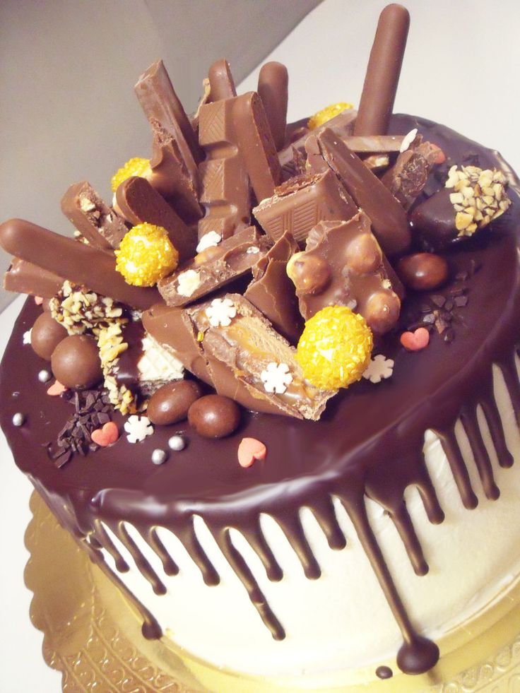La Drip Cake Decorare torte, Glassa al cioccolato
