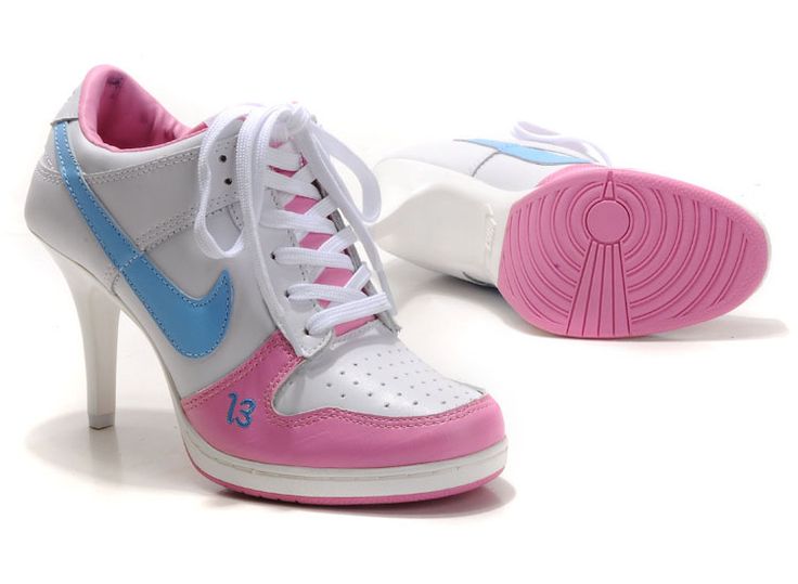 Reliable Nike Stiletto High Heels Pink Blue and White Online-womens air jordans