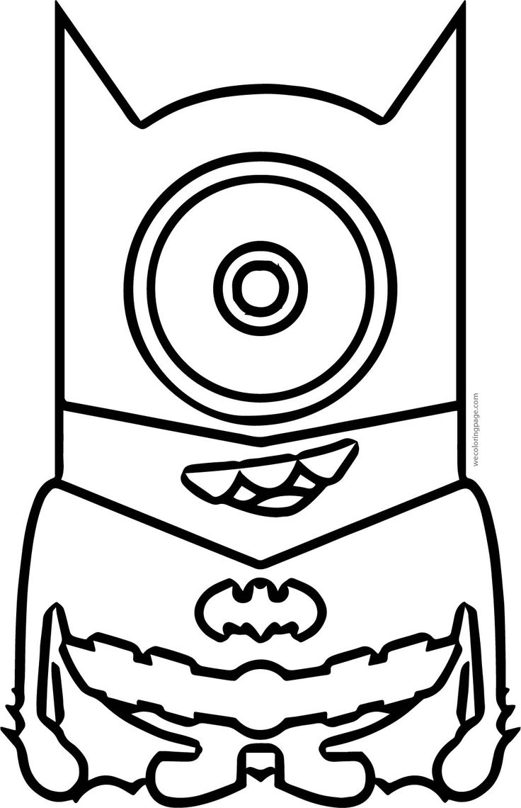 Download Funny Batman Minion Coloring Page | Wecoloringpage.com | Minion coloring pages, Batman minion ...