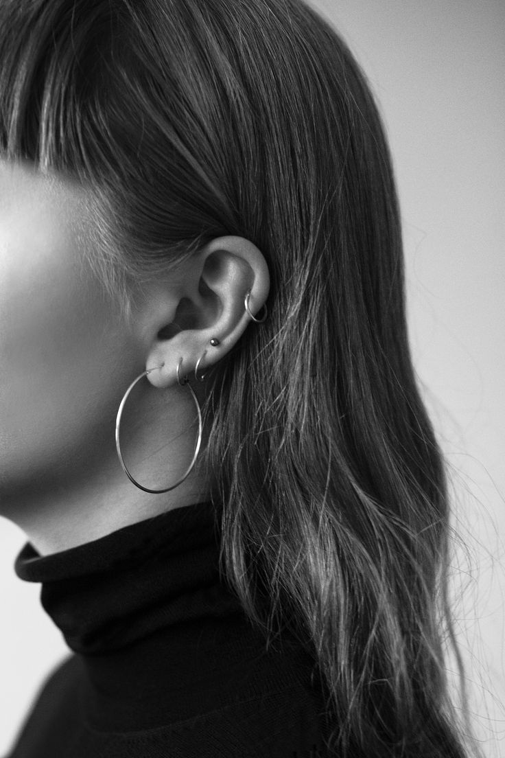 Hoop Earringultiple Ear Piercings Hoopearrings Earring Hoop Earringultiple Ear Piercings Hoopearrings