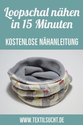 Nähanleitung: Loopschal nähen in 15 Minuten