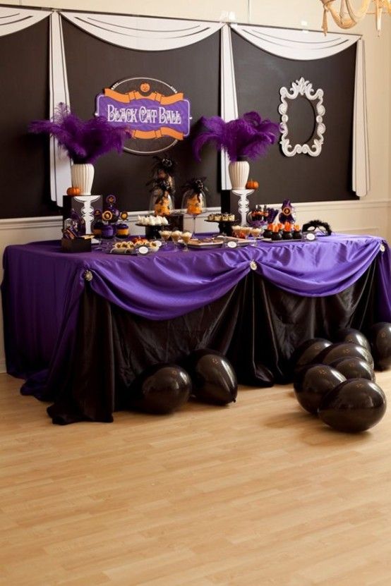 57 amazing purple halloween dcor ideas home design ideas diy interior design and - Halloween Decor Ideas 57 amazing purple halloween dcor ideas home design ideas diy interior design and - Halloween Decor Ideas