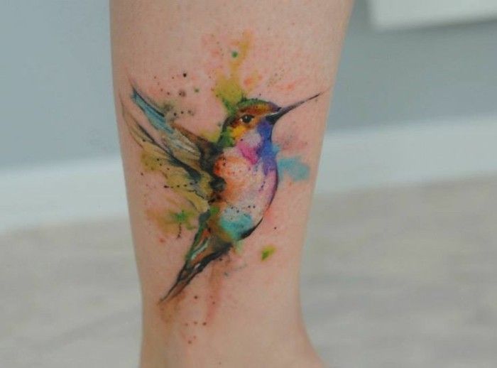 Das Aquarell Tattoo - die schönsten Motive und wichtige Tipps