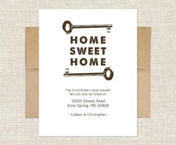 chnage of address cards