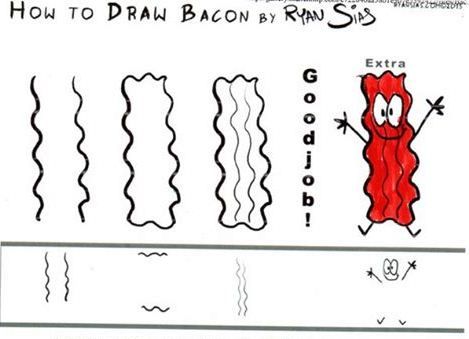 How to Draw Bacon by Ryan Sias | Bacon | Pinterest | Bacon How to Draw Bacon by Ryan Sias | Bacon | Pinterest | Bacon