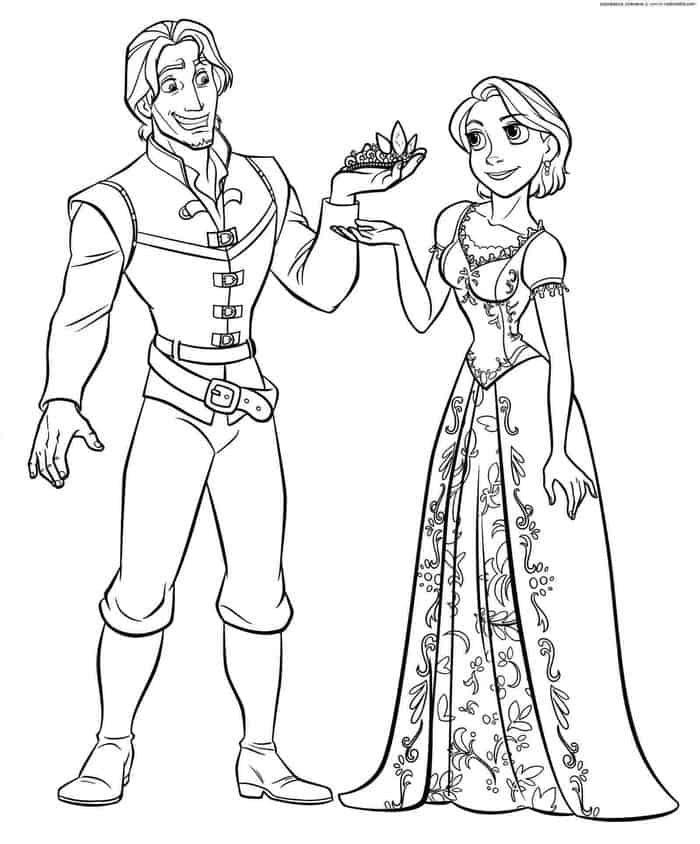 Princess Elena Coloring Pages Tangled coloring pages Princess