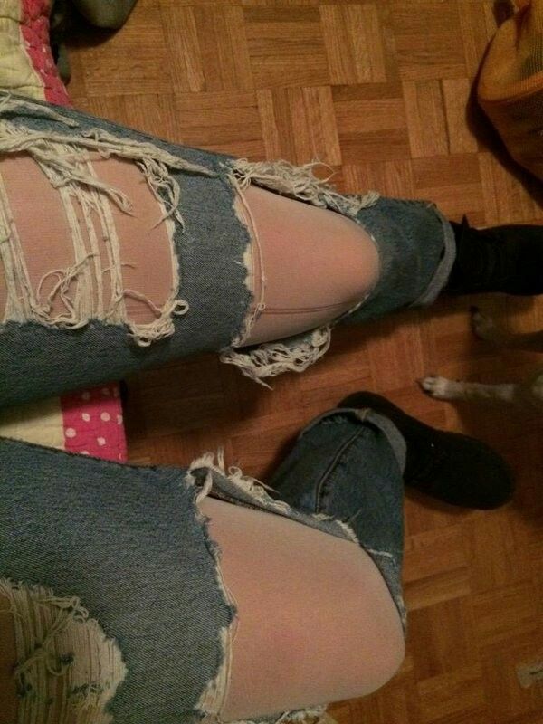my I pantyhose tore