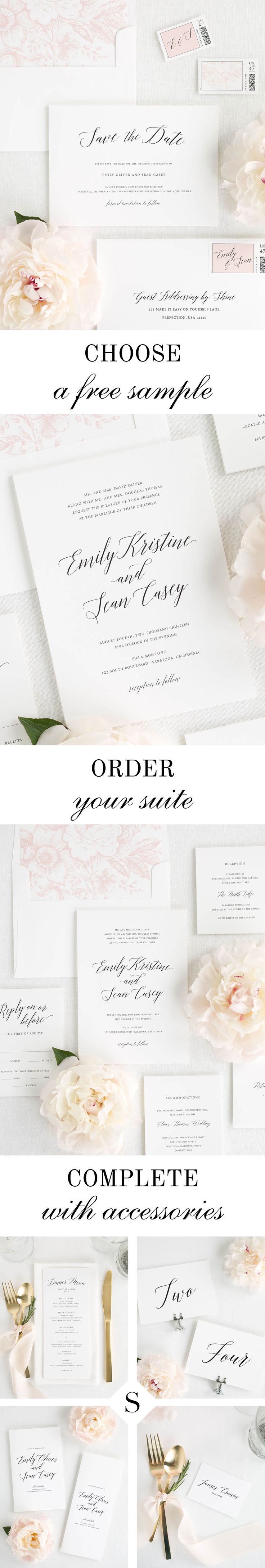 Garden Romance wedding invitations are perfect for any outdoor wedding. Request your free sample today.