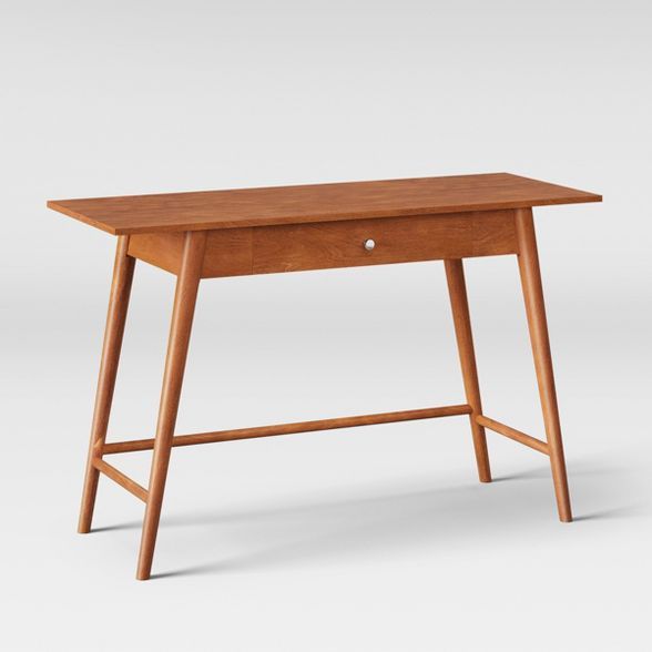 Amherst Wood Writing Desk with Drawers Brown - Project 62™ | Desk with