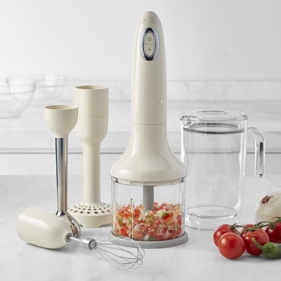smeg hand blender food processor attachment