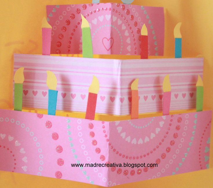 Lavoretti Biglietto popup con torta di compleanno IoCreo Idee jpg (735x649)