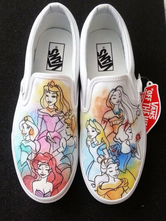 disney princess vans size 8