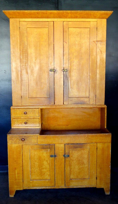272 Best Dry Sinks Images On Pinterest Dry Sink, Primitive Beautiful grain painted dry sink cupboard in 2 parts - : Lot 238 - 272 Best Dry Sinks Images On Pinterest Dry Sink, Primitive