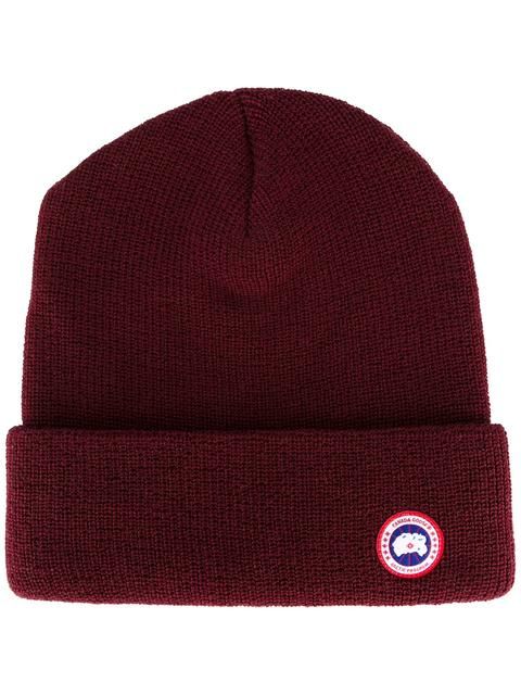 canada goose red beanie canada goose red beanie