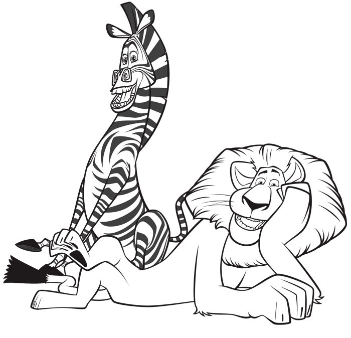 how about coloring the characters alex and marty from the upcoming film madagascar europes most wanted - Madagascar Coloring Pages how about coloring the characters alex and marty from the upcoming film madagascar europes most wanted - Madagascar Coloring Pages