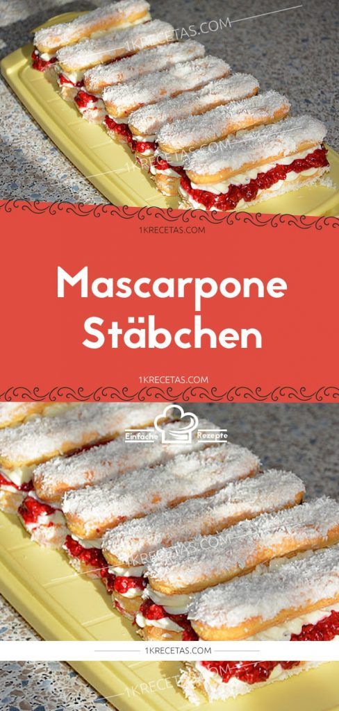 Mascarpone Stäbchen - Einfache Rezepte