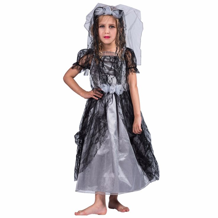 Cheap Black Princess Dress Dress And Headpiece Set Plus Size Kids Party