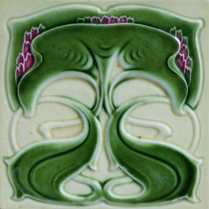 1803 Best Tile Works Images On Pinterest Art Nouveau Tiles Cleveland Tile Co C1903 05 Rs523 Rs792 Art Nouveau Tiles