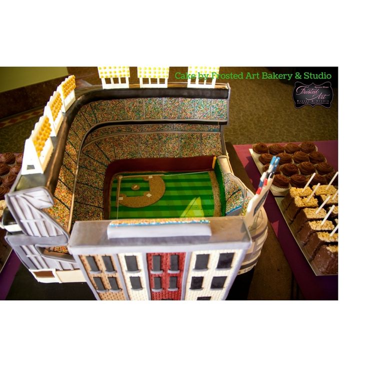Frosted Art Stadium Cake Frosted Art Stadium Cake