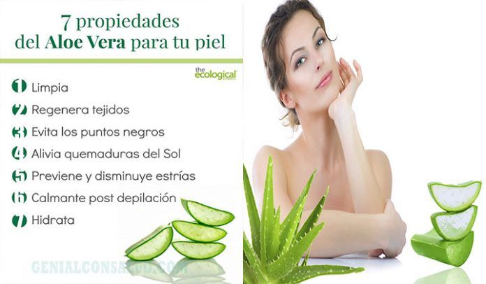 Beneficios de aloe vera en la piel