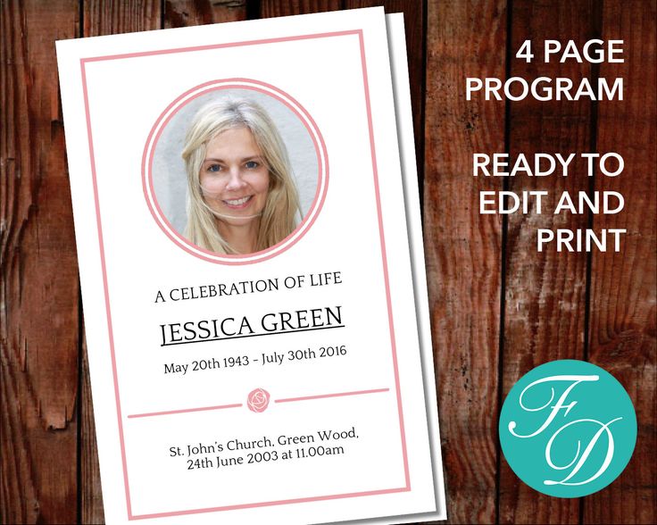 59 best Traditional Funeral Program Templates images on Pinterest - funeral program template microsoft 59 best Traditional Funeral Program Templates images on Pinterest - funeral program template microsoft
