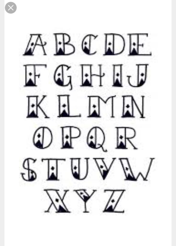 pretty fonts for tattoos