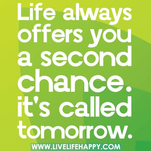 Do people deserve a second chance essay