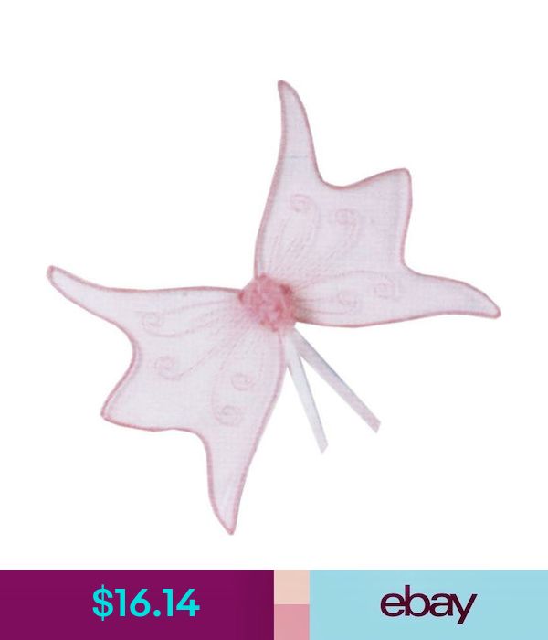 FW90445PK Morris Costumes Light Sheer Delicate Fairy Pink Wings