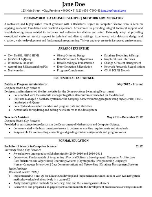 Click Here to Download this Programmer or Database Developer or Network Administrator Resume Template! http://www.resumetemplates101.com/Information%20Technology-resume-templates/Template-459/