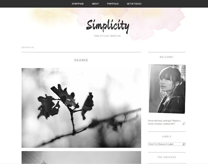 free blog templates blogger