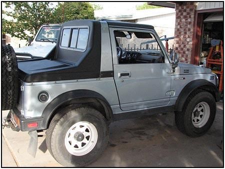 Rally Tops Fiberglass Samurai Sport Top – iZook – Suzuki 4×4 Tech