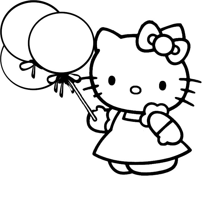 Free Worksheets For Kid Hello Kitty Coloring Pages