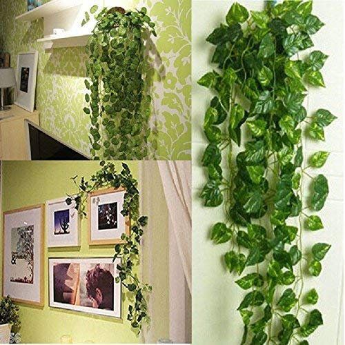 Home Decor Artificial Garland Money Plant Leaf Creeper Wall India Fake Plants Hanging Leaves - Artificial Greenery For Home Decor Home Decor Artificial Garland Money Plant Leaf Creeper Wall India Fake Plants Hanging Leaves - Artificial Greenery For Home Decor