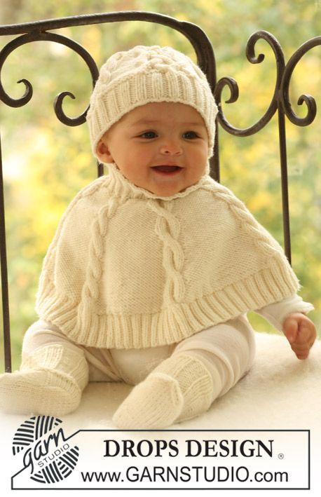 158 best Baby Ponchos - Knitting and Crochet Patterns images on Pinterest P...
