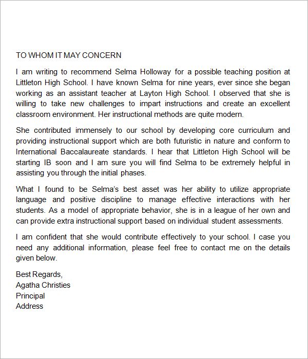 personal letters of recommendations business letters sample personal recommendation sharing us templates