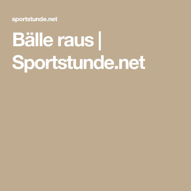 Sportstunde Spiele Sportstunde Spiele