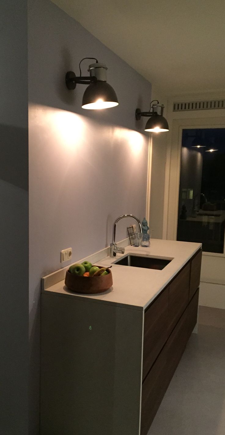 Ikea Voxtorp walnoot keuken, bealmortex beton blad ...
