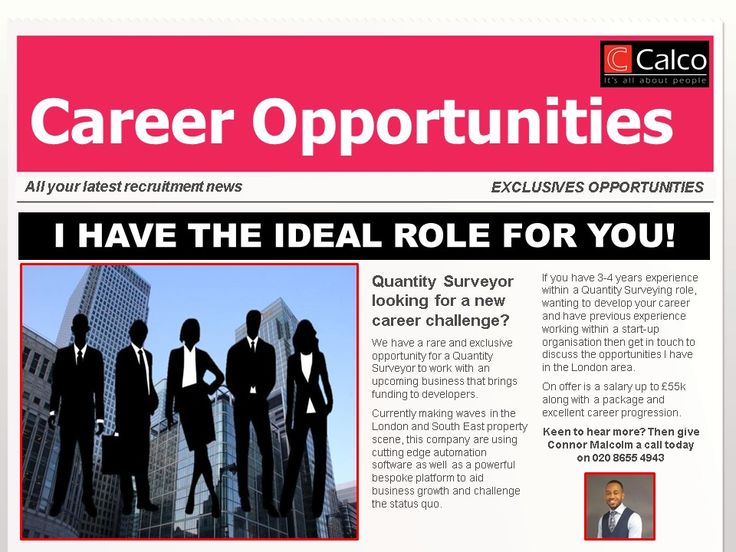 Quantity Surveyor Opportunities! | Surveying, Career opportunities