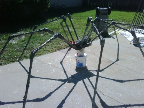 giant spider using pvc