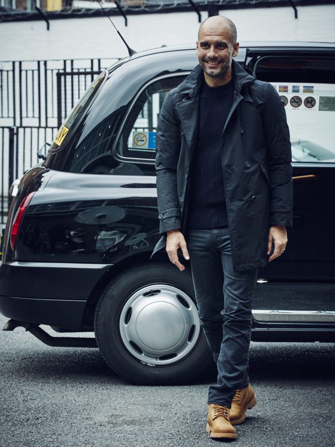 Bald men style, Pep guardiola style, Mens outfits