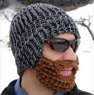 for the cold bald man crafts and diy pinterest crochet beard
