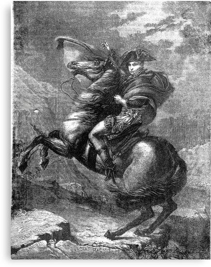 Emperor Napoleon Bonaparte of France rose to prominence during the ... Napoleon Bonaparte Horse Painting