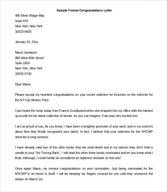 how to format a professional letter