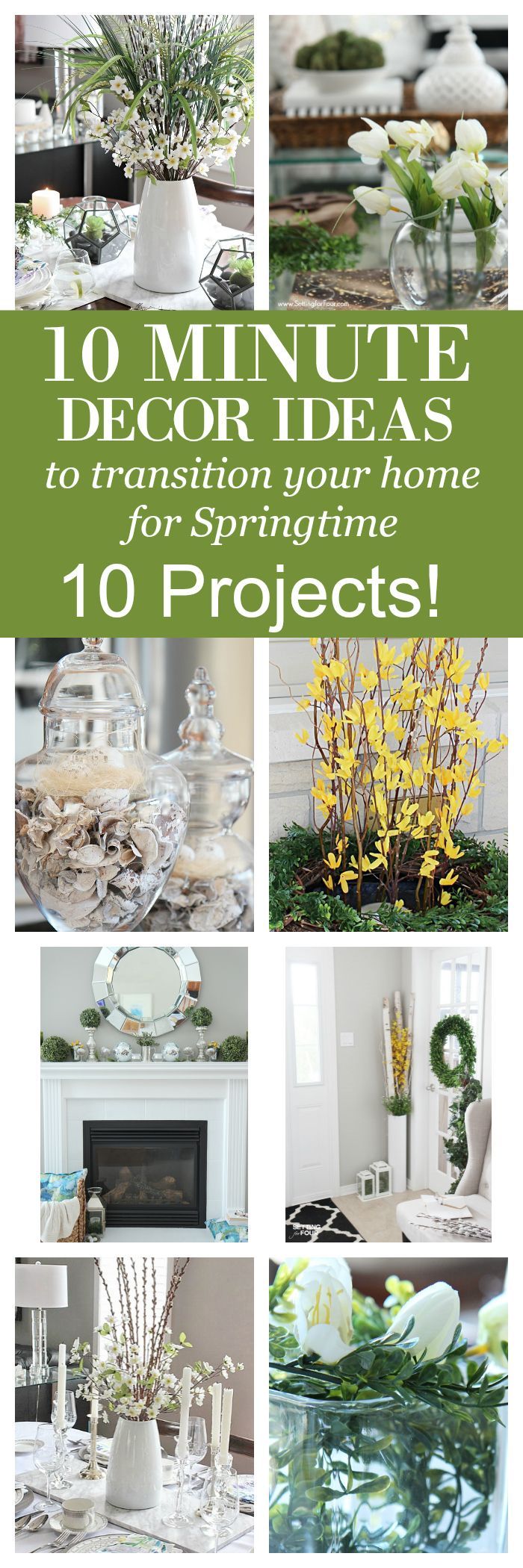 10 Minute Decor Ideas To Transition Your Home For Springtime 10 Minute Decor Ideas To Transition Your Home For Springtime