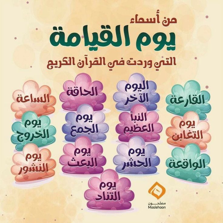 أسماء يوم القيامة In 2020 Islamic Quotes Quran Islamic Quotes Alno