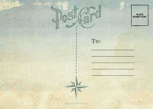 70 best PostCards images on Pinterest Post cards vintage - postcard format template 70 best PostCards images on Pinterest Post cards vintage - postcard format template