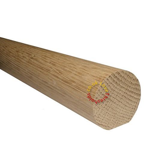 Solid Oak Handrail Round Mopstick Is Designed To Be Used As A Solid Oak Handrail Round Mopstick Is Designed To Be Used As A Stair Fixed The Wall Using Brackets